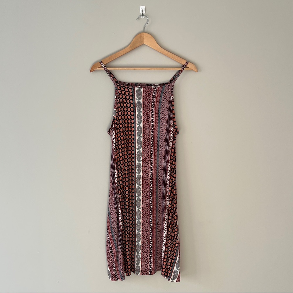 Rachel Zoe Black and Red Striped Mini Dress